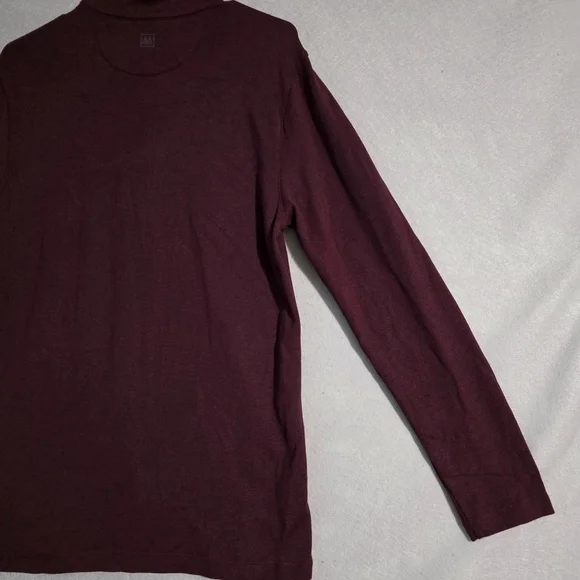 Mizzen & Main Mens 1/4 Zip Burgundy Heather Proflex Pullover Size Medium - Picture 9 of 10